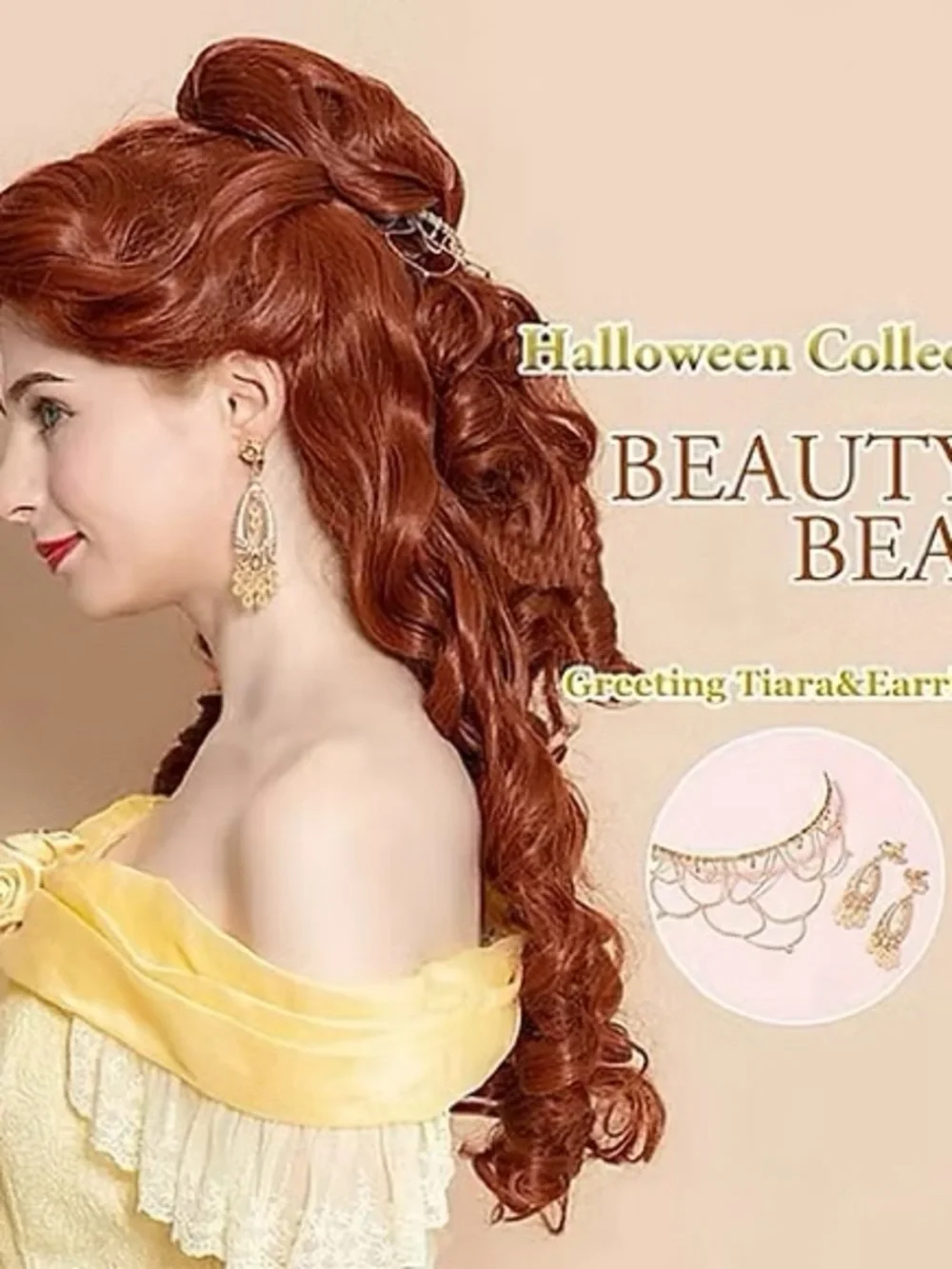 Disney Secret Honey Beauty And The Beast Belle Jewelry Earrings Hair Clip